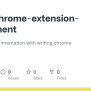 GitHub - Rjw57/chrome-extension-experiment: Personal Experimentation With Writing Chrome Extensions