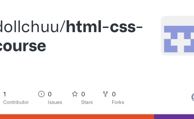 GitHub - Dollchuu/html-css-course