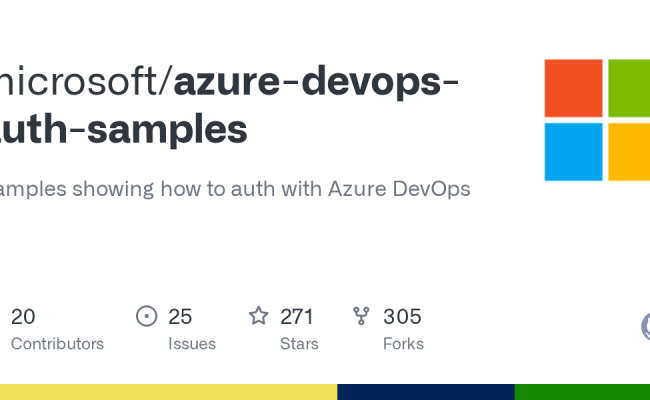 GitHub - Microsoft/azure-devops-auth-samples: Samples Showing How To ...