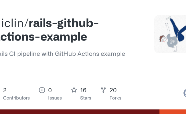 GitHub - Niclin/rails-github-actions-example: Rails CI Pipeline With ...
