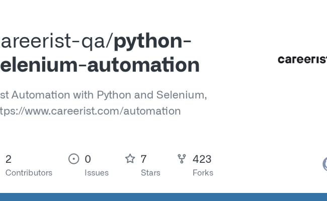 Actions · Careerist-qa/python-selenium-automation · GitHub