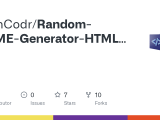 Github Nitincodr Random Meme Generator Html Css Js