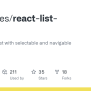 GitHub - Hawkrives/react-list-select: React-based List With Selectable And Navigable Items