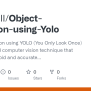 GitHub - Guybrielll/Object-detection-using-Yolo: Object Detection Using ...