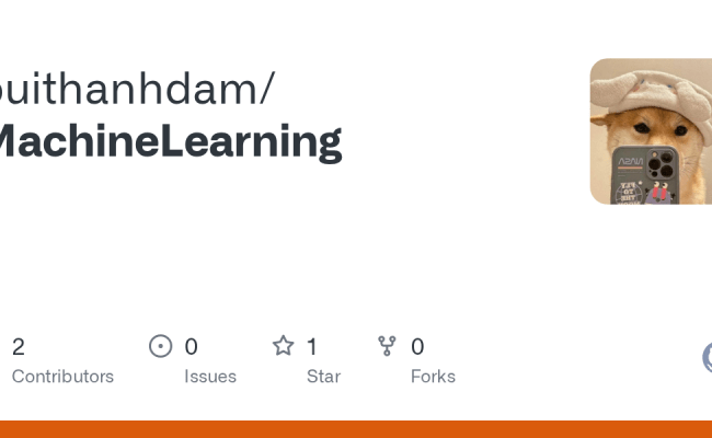 GitHub - Buithanhdam/MachineLearning