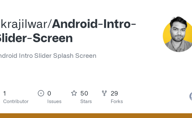 GitHub - Akrajilwar/Android-Intro-Slider-Screen: Android Intro Slider ...