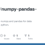 GitHub - Ksopyla/numpy-pandas-tutorial: Introduction To Numpy And ...