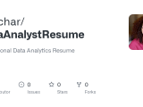 Github Hullchar Dataanalystresume Professional Data Analytics Resume