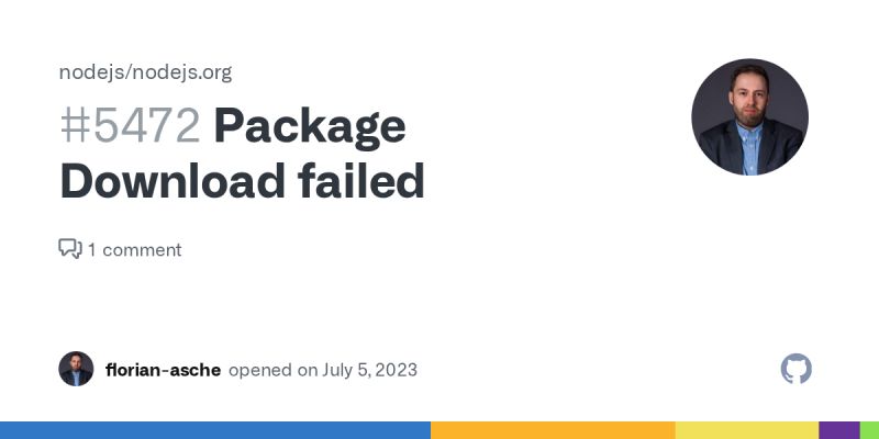 Slow Or Failed 500 Error Node Js Downloads Issue 4495 Nodejs Nodejs Org Github - Download Amazing Colorful Pattern | Retina