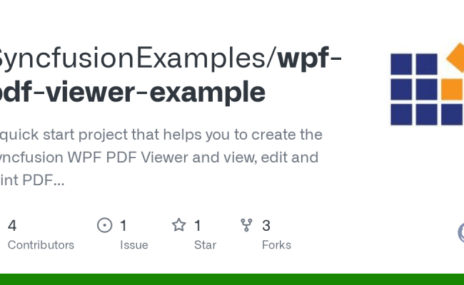 GitHub - SyncfusionExamples/wpf-pdf-viewer-example: A Quick Start ...