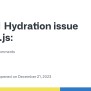 Hydration Issue In Next.js: · Vercel Next.js · Discussion #59831 · GitHub