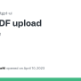 PDF Upload Feature · Issue #137 · WongSaang/chatgpt-ui · GitHub