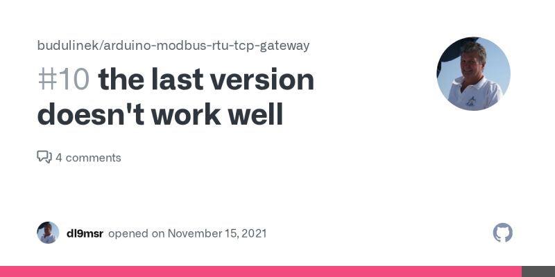Esp32 Version Issue 16 Budulinek Arduino Modbus Rtu Tcp Gateway - Best Mountain Backgrounds in Mobile
