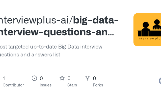 GitHub - Interviewplus-ai/big-data-interview-questions-and-answers ...