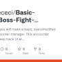GitHub - TanerKececi/Basic-Game-Boss-Fight-Encounter-Manager: In This ...