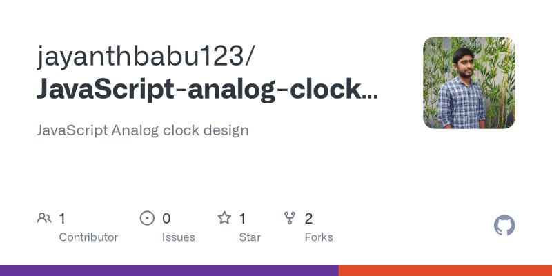 Github Mithiakter Analog Clock The Analog Clock Is Design With Html - Mountain Pictures - Modern HD Collection