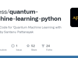 Github Apress Quantum Machine Learning Python Source Code For