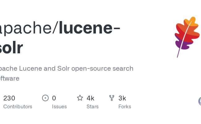 GitHub - Apache/lucene-solr: Apache Lucene And Solr Open-source Search ...