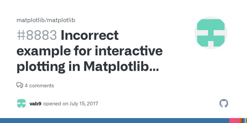 Github King Engineer Programmer Matplotlib Magic And Interactive - Premium Abstract Picture Gallery - Ultra HD