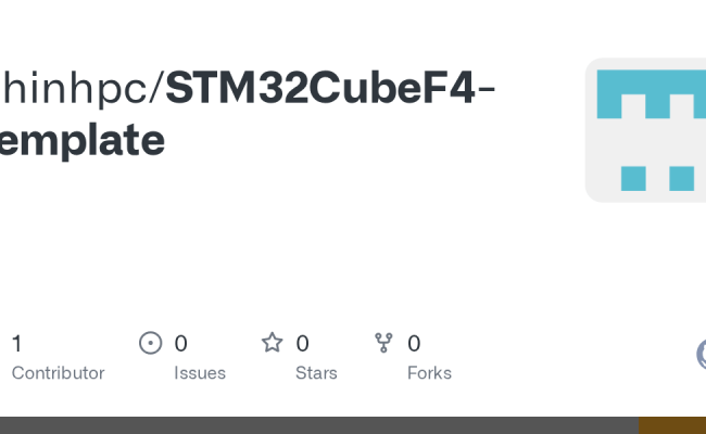 GitHub - Chinhpc/STM32CubeF4-template