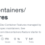GitHub - Devcontainers/features: A Collection Of Dev Container Features Managed By Dev Container ...