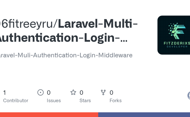 GitHub - 06fitreeyru/Laravel-Multi-Authentication-Login-Middleware ...