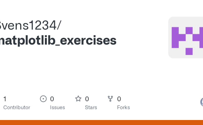 GitHub - Svens1234/matplotlib_exercises