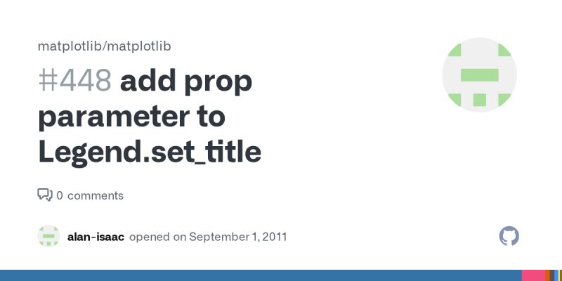 Set Legend Title Font Properties Issue 19259 Matplotlib Matplotlib Github - High Quality Gradient Picture - Retina