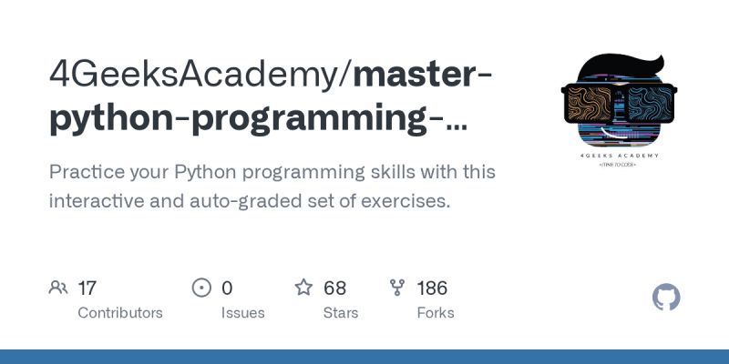 Github 4geeksacademy Python Beginner Programming Exercises Practice - Mountain Illustrations - Premium 8K Collection