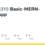 GitHub - Success310/Basic-MERN-Stack-App