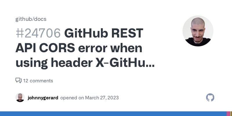 Github Cors Errors Cors Errors Github Io A Website Intended To Help Those Having Problems - Best Landscape Pictures in 4K