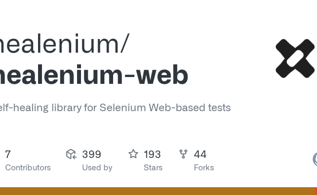 GitHub - Healenium/healenium-web: Self-healing Library For Selenium Web ...