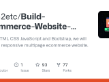Github Tech2etc Build Ecommerce Website With Html Css Javascript