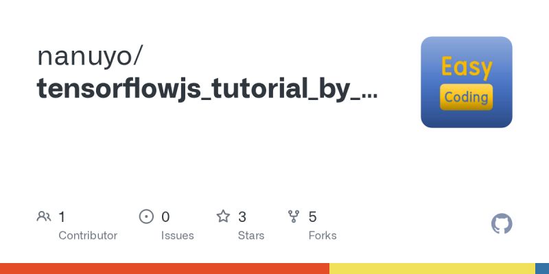 Github Adf Telkomuniv Tensorflowjs Tutorial Tensorflow Js Tutorial - Download Classic Minimal Illustration | Full HD