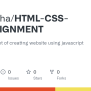 GitHub - CL-Sneha/HTML-CSS-JS-ASSIGNMENT: The Assignment Of Creating ...