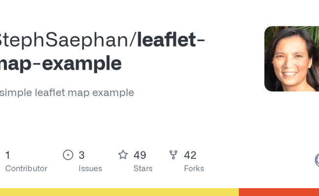 GitHub - StephSaephan/leaflet-map-example: A Simple Leaflet Map Example