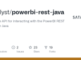 Github Satalyst Powerbi Rest Java A Simple Api For Interacting With