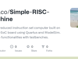 Github Riktaco Simple Risc Machine
