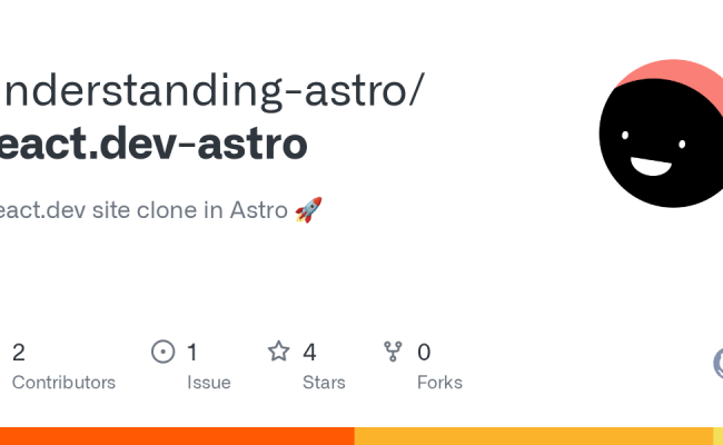 GitHub - Understanding-astro/react.dev-astro: React.dev Site Clone In ...