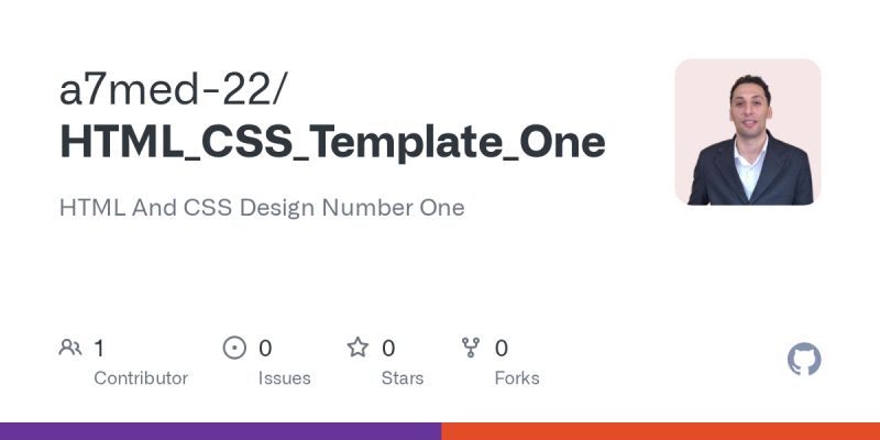 Github Diab Tech Html Css Template One - Mobile Landscape Wallpapers for Desktop