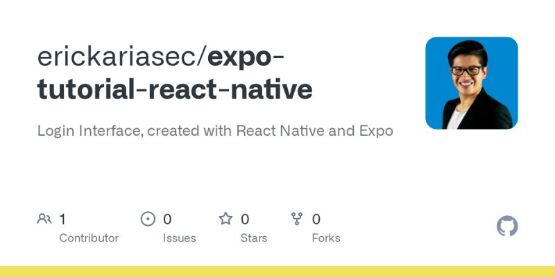 Github Erickariasec Expo Tutorial React Native Login Interface - Download Artistic Gradient Design | Desktop