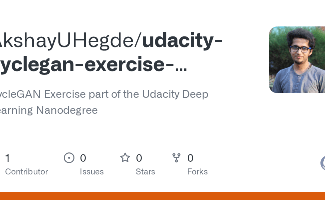 GitHub - AkshayUHegde/udacity-cyclegan-exercise-AkshayHegde: CycleGAN ...