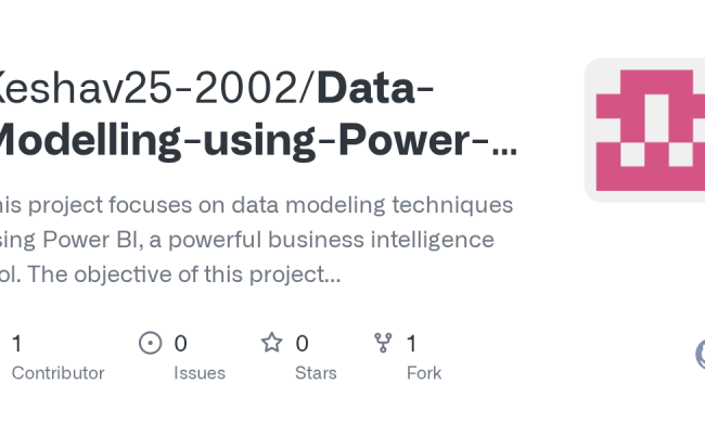 GitHub - Keshav25-2002/Data-Modelling-using-Power-BI: This Project ...