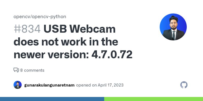 Opencv Python Connect To Usb Camera Issue 18715 Opencv Opencv Github - Download Premium Gradient Illustration | Mobile