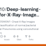 GitHub - Anjali2110/Deep-learning-model-for-X-Ray-Images-classification ...