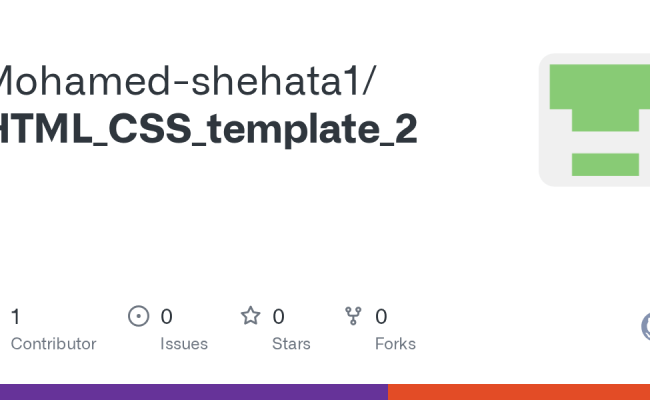 GitHub - Mohamed-shehata1/HTML_CSS_template_2