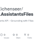 GitHub - RobertEichenseer/OpenAI.AssistantsFiles: OpenAI Assistants API ...