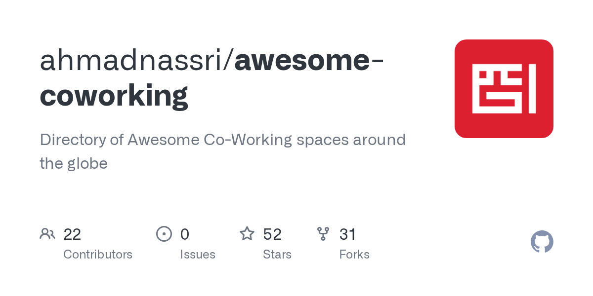 Geo avenue, at the retail complex, one can find many different types of stores. Github Ahmadnassri Awesome Coworking Directory Of Awesome Co Working Spaces Around The Globe