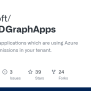 GitHub - Microsoft/AzureADGraphApps: These Are The Applications Which Are Using Azure AD Graph ...