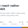 GitHub - Luoxuhai/react-native-app-toolkit: ⚡️ + 📱 高质量的 React-native ...